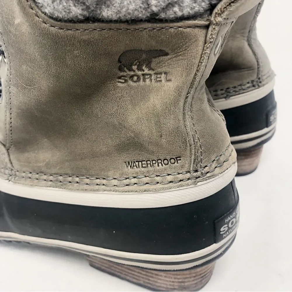 SOREL | Slimpack II Lace - Elk Waterproof Rain & Snow Boots Women’s Size 8.5
